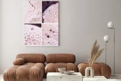 Obraz: Zbliżenie struktury różowego koralowca