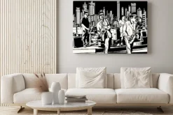 Obraz: Zespół jazzowy grający w nowym jorku