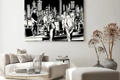 Obraz: Zespół jazzowy grający w nowym jorku