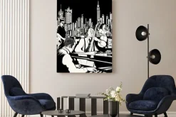 Obraz: Zespół jazzowy grający w nowym jorku