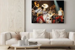 Obraz: Zespół queen podczas występu