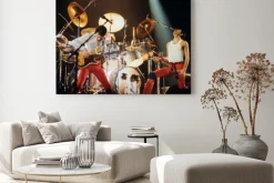 Obraz: Zespół queen podczas występu