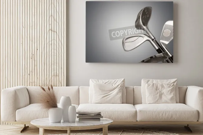 Obraz: Zestaw kijów golfowych