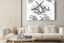 Obraz: Zestaw ręcznie rysowane bakery