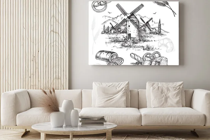 Obraz: Zestaw ręcznie rysowane bakery