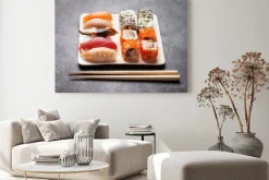 Obraz: Zestaw sushi i maki