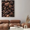 Obraz: Ziarna kawy w zbliżeniu