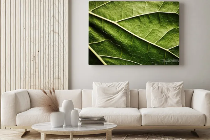 Obraz: Zielony liść