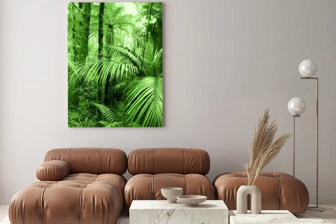 Obraz: Zielony tropikalny las dżungli