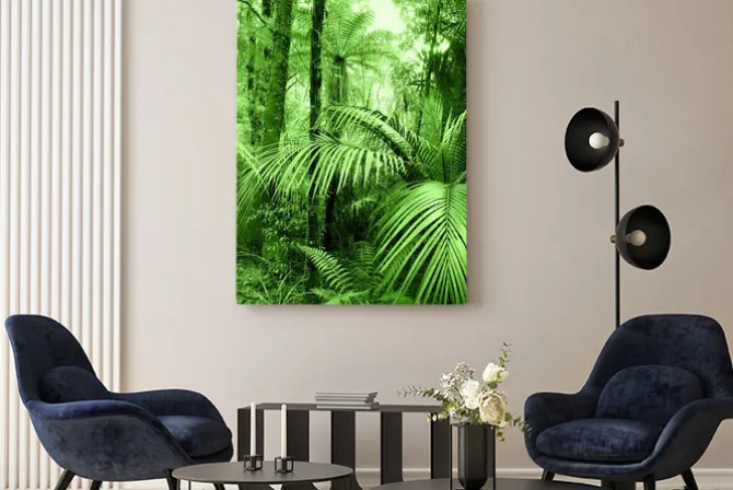 Obraz: Zielony tropikalny las dżungli