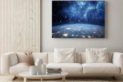 Obraz: Ziemia i galaktyki