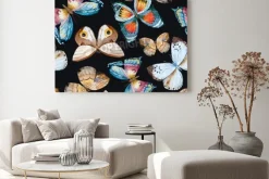 Obraz: Zilustrowane motyle akwarelowe