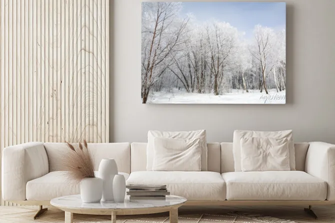 Obraz: Zimowy las