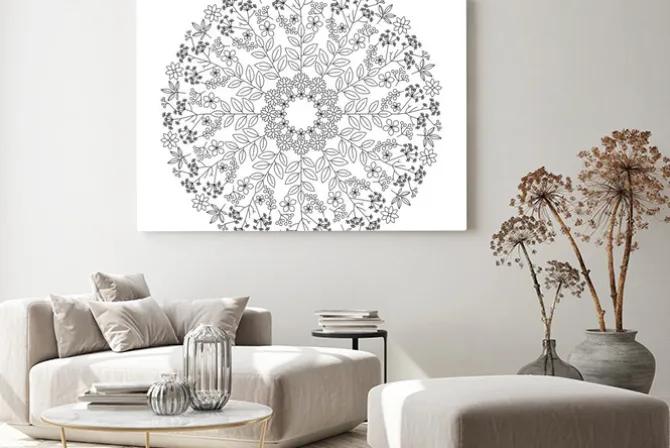 Obraz: Zioła mandala