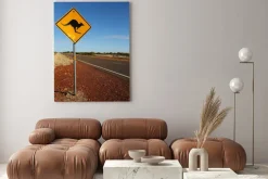 Obraz: Znak kangura w australii południowej