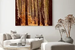 Obraz: Złota jesień w lesie