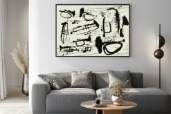 Plakat: Музыкальные инструменты