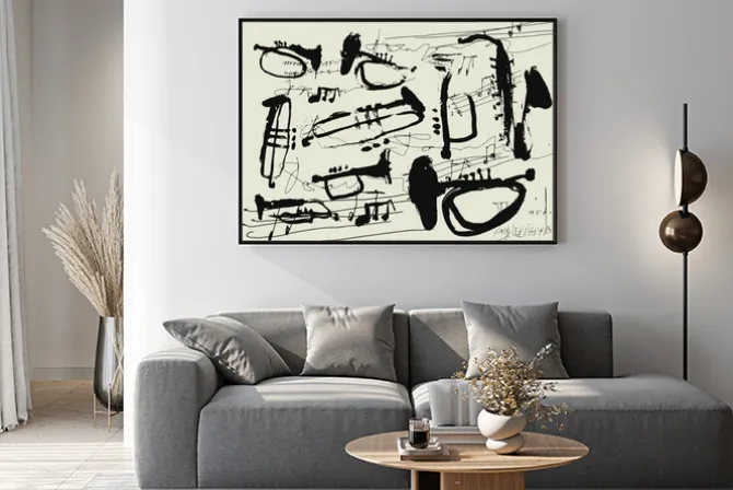 Plakat: Музыкальные инструменты