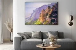 Plakat: Вершины гор.