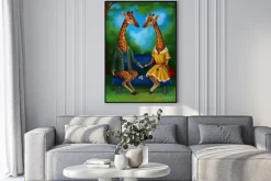 Plakat: Жираф на свидание