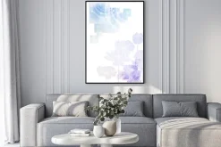 Plakat: 蓮 喪 中 は が き 背景