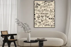 Plakat: 楽 器 _ ら く が き _ ノ ー ト