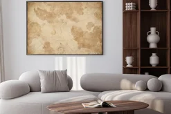 Plakat: Abstract old nautical vintage map background