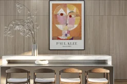 Plakat: Abstrakcja w stylu paul klee reprodukcja senecio