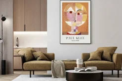 Plakat: Abstrakcja w stylu paul klee reprodukcja senecio