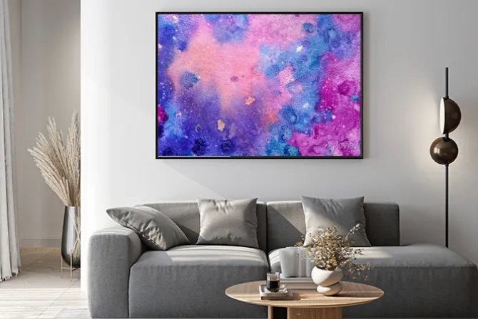 Plakat: Abstrakcyjna akwarele tła