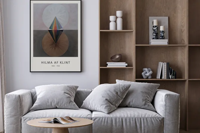 Plakat: Abstrakcyjna grafika hilma af klint