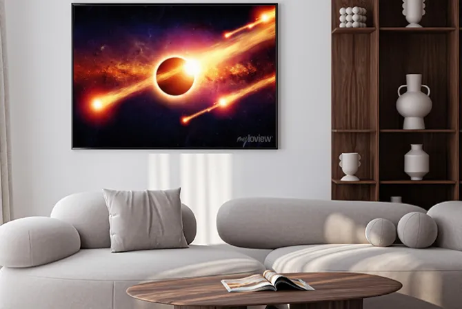 Plakat: Abstrakcyjnej przestrzeni apokalipsy