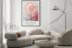 Plakat: Abstrakcyjny kwiat paul klee reprodukcja rozkwit