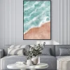 Plakat: Abstrakcyjny pejzaż morski