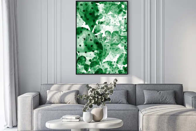 Plakat: Akwarela rastrowych kwiatowy wzór. ręcznie opracowane niezwykły