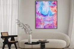 Plakat: Akwarele ręcznie malowane sztuki tło scrapbooking