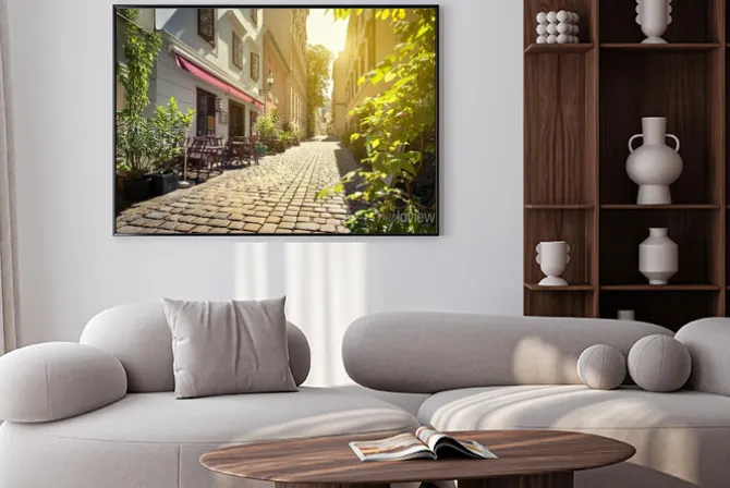 Plakat: Aleja na spittelbergu - stare miasto, wiedeń, austria