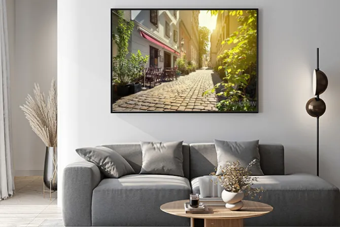 Plakat: Aleja na spittelbergu - stare miasto, wiedeń, austria