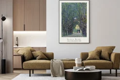 Plakat: Aleja przy zamku kammer reprodukcja gustav klimt