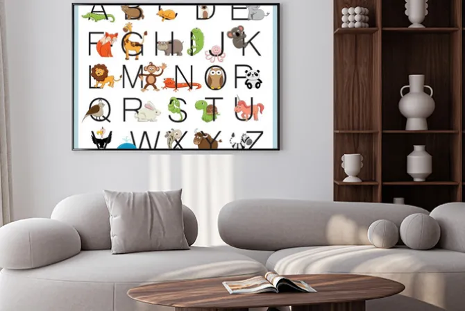Plakat: Alphabet animals
