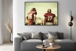 Plakat: Amerykańscy piłkarze