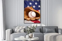 Plakat: Amerykański baseball