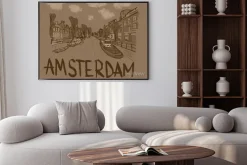 Plakat: Amsterdam vintage