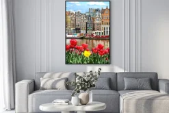 Plakat: Amsterdamskie tulipany