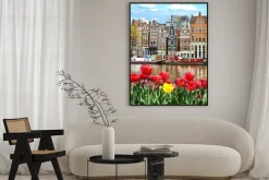 Plakat: Amsterdamskie tulipany