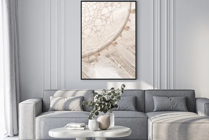 Plakat: Łapacz snów w stylu boho