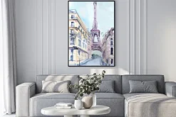 Plakat: Architektura paryska. wieża eiffla