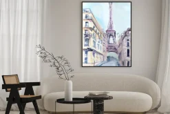 Plakat: Architektura paryska. wieża eiffla