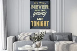 Plakat: Archiwalne ilustracji typografii wektora z grunge skutki. może