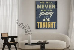 Plakat: Archiwalne ilustracji typografii wektora z grunge skutki. może